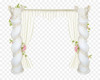 Window White Curtain Living room Bedroom - White curtains 