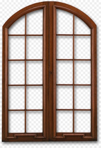 Window Wood House Door - European creative pastoral style wooden windows 
