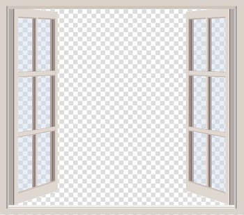 Windows ByunCamis, glass window with white frame illustration transparent background PNG clipart