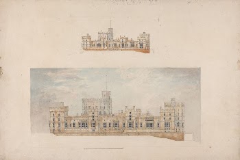 Windsor Castle, Berkshire: Elevation of the North | Free Photo - rawpixel