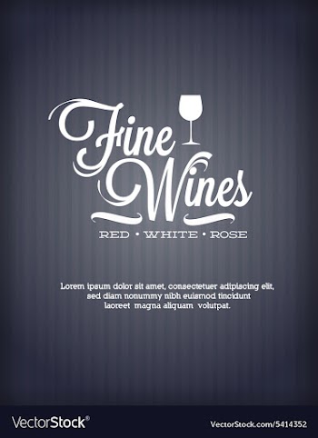 Wine abstract background vector image
