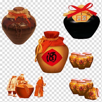 Wine Baijiu Jiuqu Erguotou Alcoholic drink, Wine jar transparent background PNG clipart