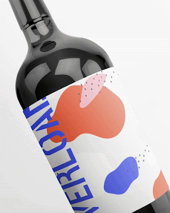 Wine bottle, abstract product packaging | Free Photo - rawpixel