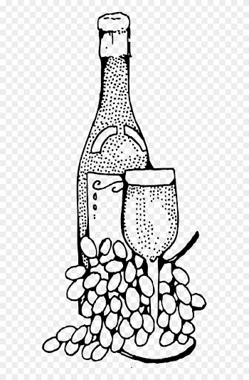 Wine Bottle And Glass Clipart By Johnny Automatic - Wine Bottle Clip Art