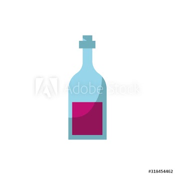 wine bottle drink icon