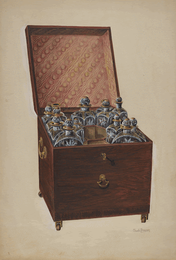 Wine Chest (c. 1937) by Charles | Free Photo - rawpixel