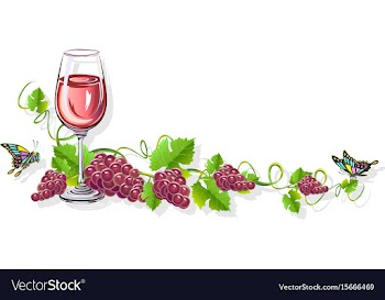 Wine frame free vector image