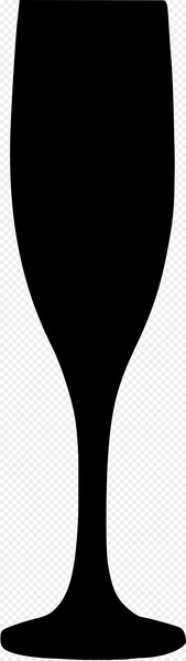 Wine glass Champagne glass Silhouette Clip art -  