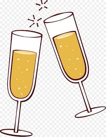 Wine glass Clip art - Party cheers! 