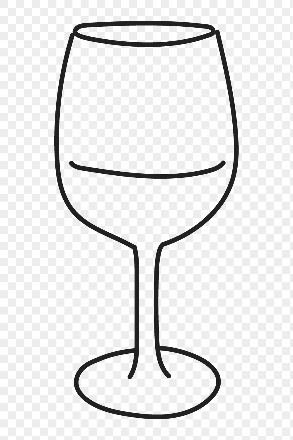 Wine glass png sticker, beverage | Free PNG Illustration - rawpixel