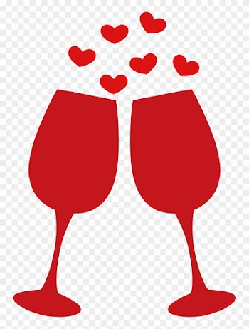 Wine Glass Wedding Clip Art - Wine Glass Wedding Clip Art