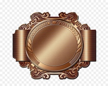 Wine label Metal Copper - Metal Shield 