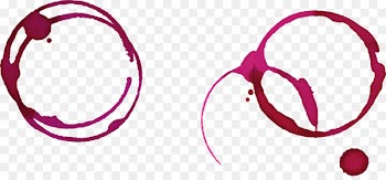 Wine Stain Logo - Vector hand painted wine red mark 