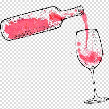 Wine Watercolor painting Paint and sip industry Drink, Copa Vino transparent background PNG clipart