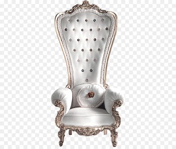 Wing chair Couch Furniture Rocking chair - White queen throne 