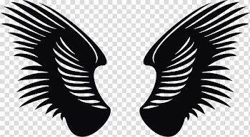 Wing Eagle Bus Template, blue tarantula hawk wings transparent background PNG clipart
