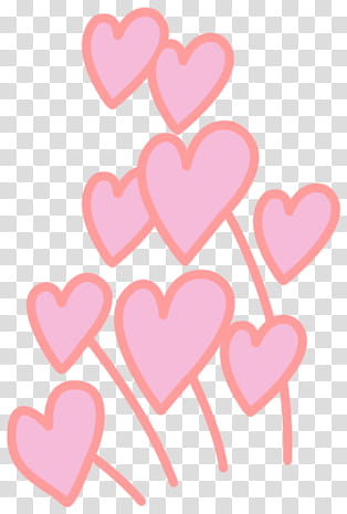 Wings and Hearts Img, pink heats illustration transparent background PNG clipart