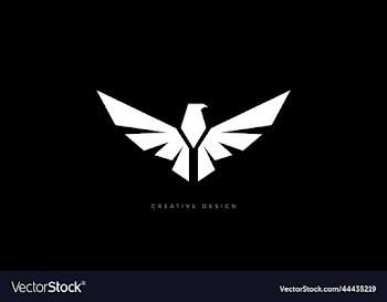 wings branding creative logo concept