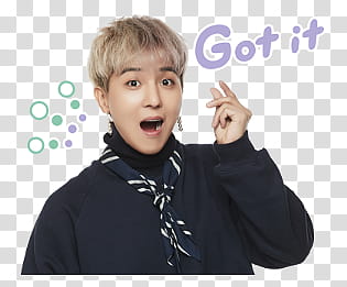 WINNER Line, man wearing black sweatshirt transparent background PNG clipart