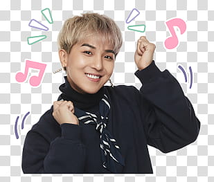 WINNER Line, woman wearing black top transparent background PNG clipart