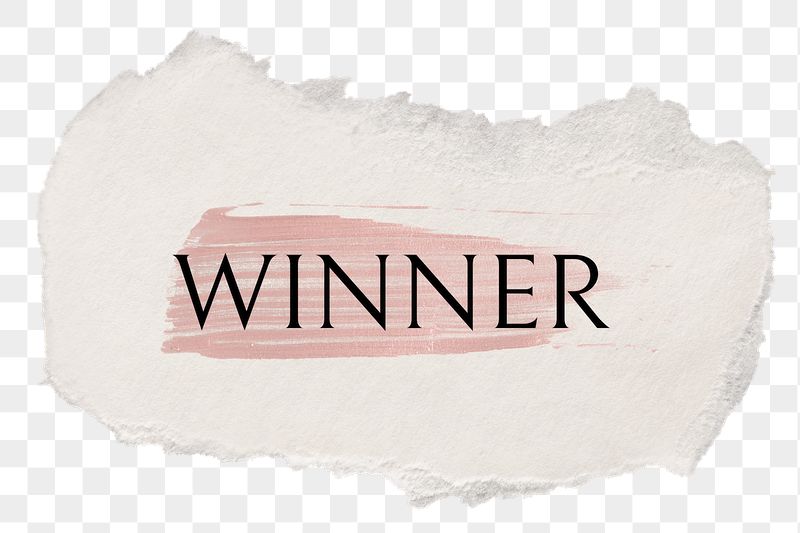Winner png word sticker typography, | Free PNG - rawpixel
