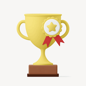 Winner trophy, 3D rendering design | Free Photo - rawpixel