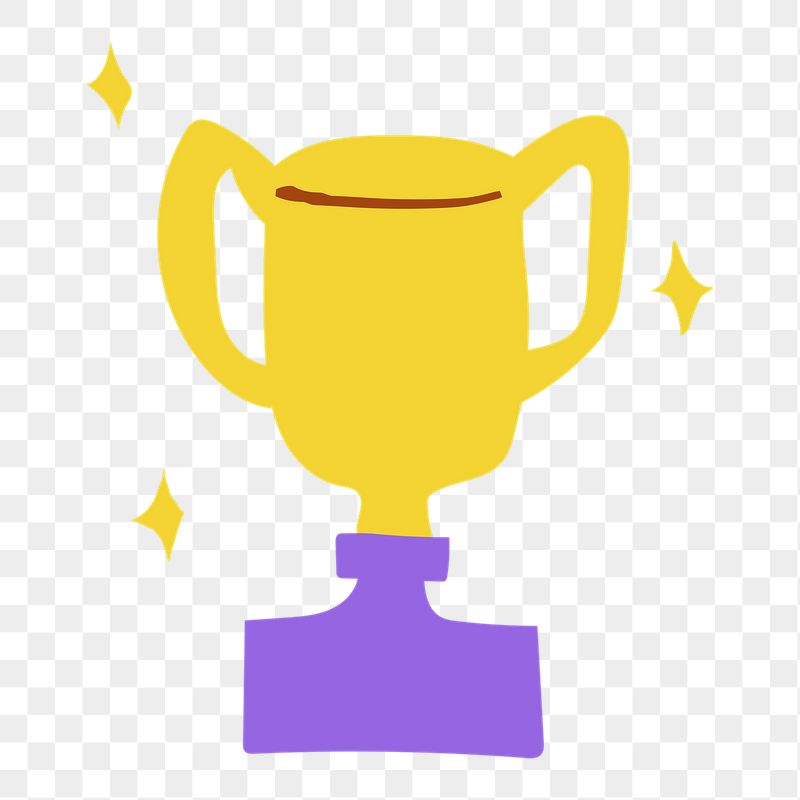 Winner trophy png sticker, object | Free PNG Illustration - rawpixel