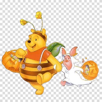 Winnie-the-Pooh Eeyore Piglet Tigger Halloween, winnie the pooh transparent background PNG clipart