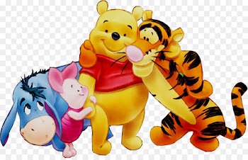 Winnie-the-Pooh Eeyore Piglet Tigger Wall decal -  