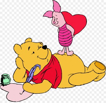 Winnie the Pooh Minnie Mouse Piglet Valentine's Day Clip art - winnie pooh 
