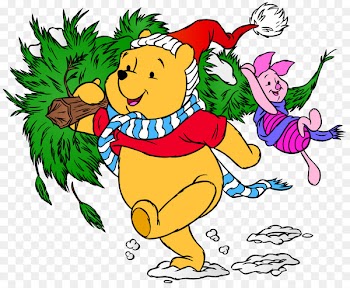 Winnie the Pooh Piglet Tigger Eeyore Christmas - winnie the pooh 