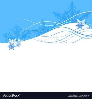  					Winter background snowflakes vector image														