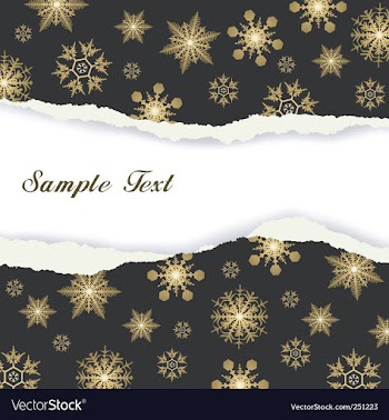  					Winter background snowflakes vector image														
