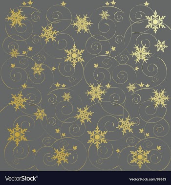  					Winter background snowflakes vector image														