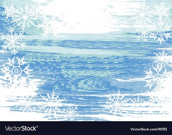  					Winter background snowflakes vector image														