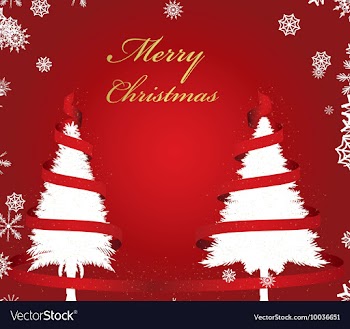 Winter background vector image