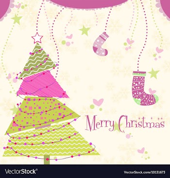 Winter background vector image