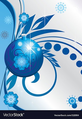 Winter background vector image