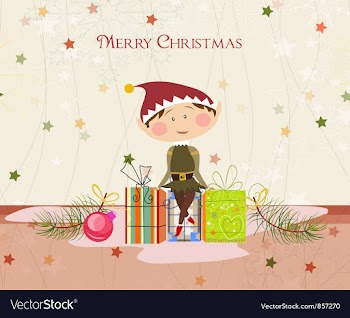 Winter background vector image