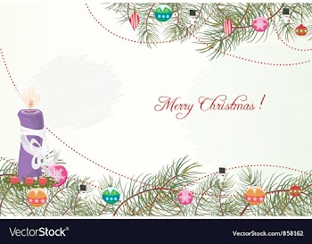 Winter background vector image