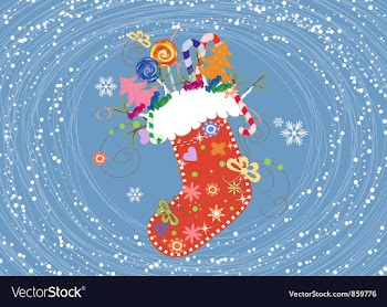 Winter background vector image
