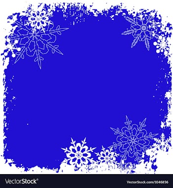 					Winter background with snowflakes vector image														