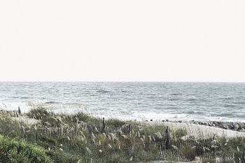 Winter beach background, ocean border | Free PSD - rawpixel
