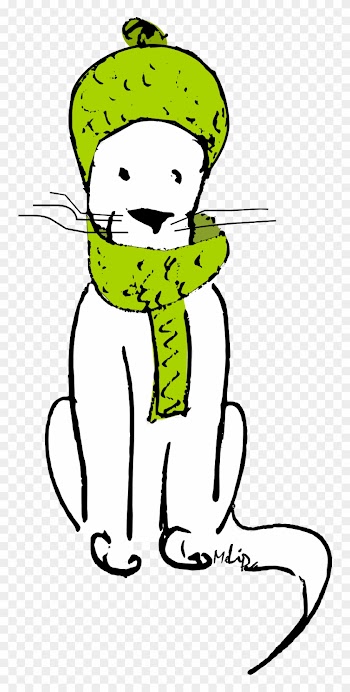 Winter Cat Clipart - Winter Cat Clipart