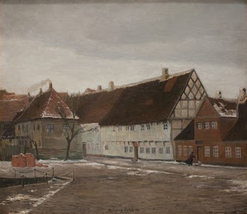 Winter evening in Ribe | Free Photo - rawpixel