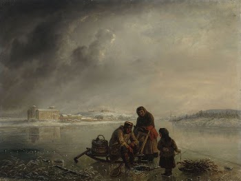 Winter fishing in front of turku, | Free Photo - rawpixel