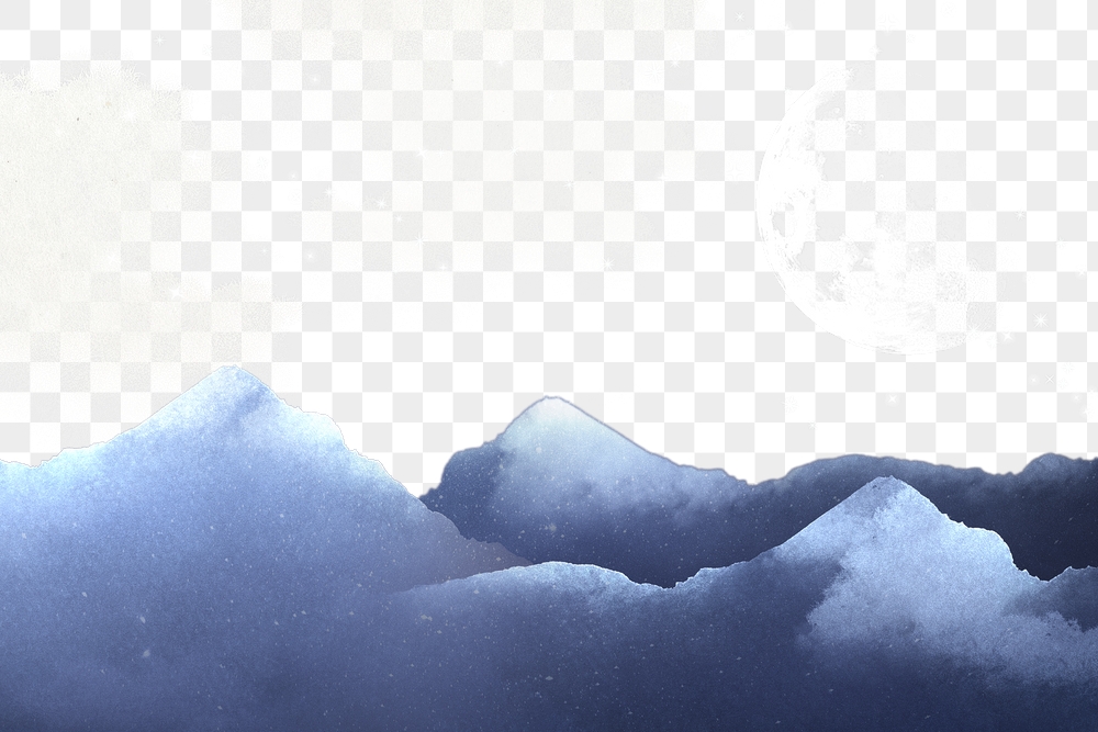 Winter full moon png, transparent | Free PNG Illustration - rawpixel