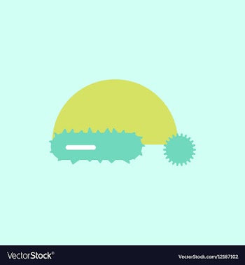 Winter hat Santa hat vector image