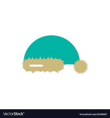 Winter hat Santa hat vector image