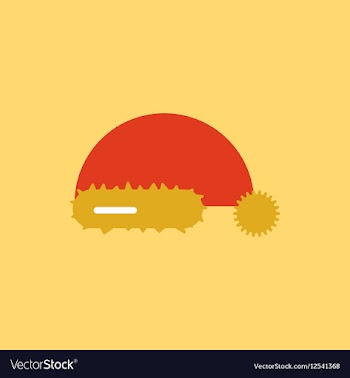 Winter hat Santa hat vector image